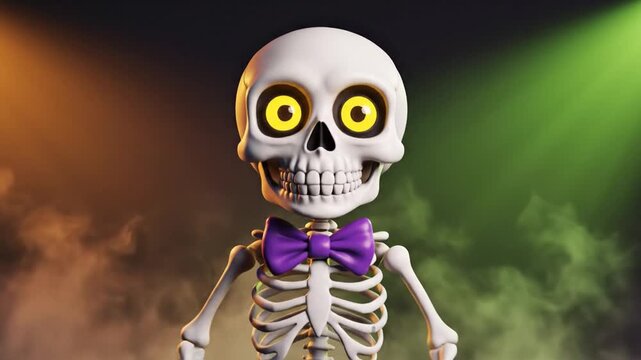 Skull background &ndash; Halloween night