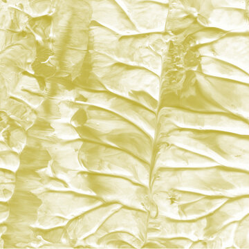 Yellow paint splash wit bold abstract brush texture