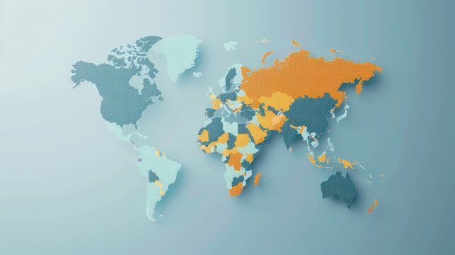 Global map highlighting countries with carbon tax policies, featuring animated data on emission reductions, economic growth, and climate change mitigation efforts