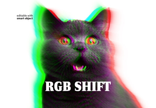 RGB Shift Photo Effect