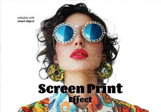 Screen Print Photo Effect