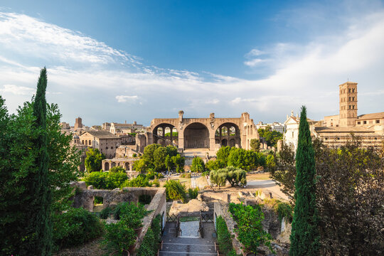 Basilica of Maxentius and Constantine in the Roman Forum Rome