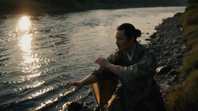 Samurai Warrior in Japan