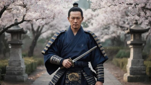 Samurai Warrior in Japan