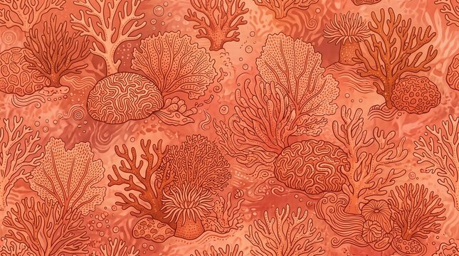Coral reef pattern