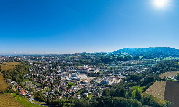 Panoramablick &uuml;ber Garsten und das Ennstal