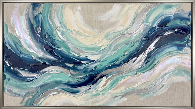Abstract ocean waves