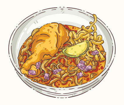 Northern Thai Khao Soi Noodle Soup