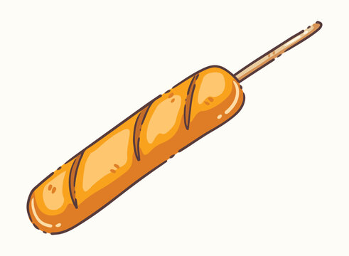 Grilled Sausage Skewer