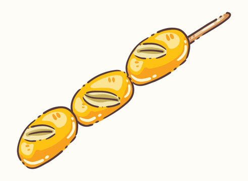 Crispy-Skin Meatball Skewer