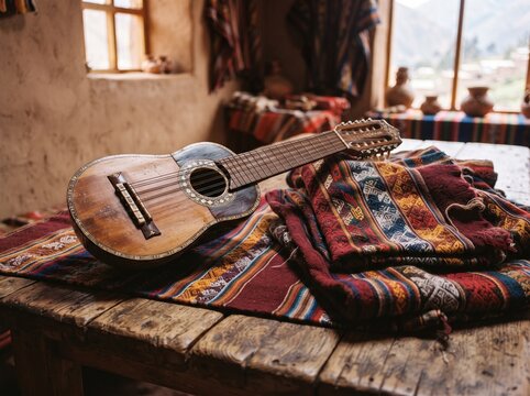 Andean folk charango
