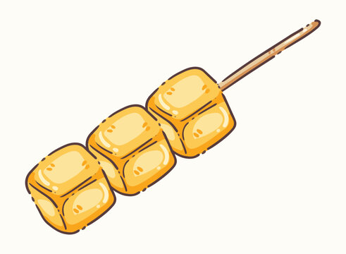 Fish Tofu Skewer