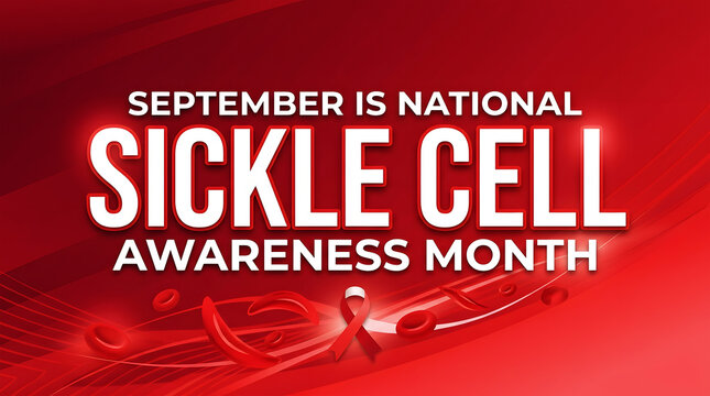 September national sickle cell awareness month poster