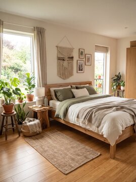 boho bedroom interior
