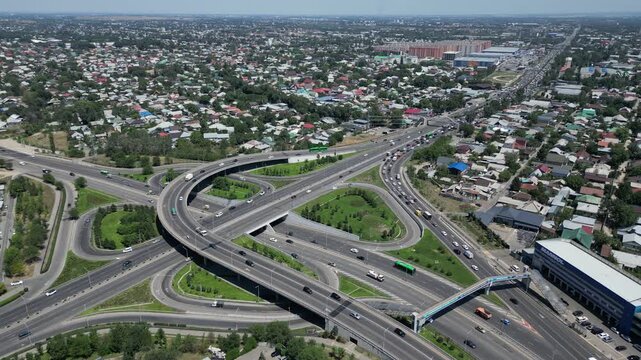 Urban traffic interchange