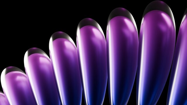Abstract 3D purple spiral glass art perfect for modern dark tech backgrounds, mobile apps, sleek presentations, and futuristic design banners. SEO optimized for high demand search terms