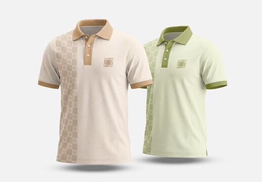 Polo T-Shirt Mockup Set