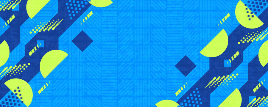 Abstract Background with Geometric Composition, Dotted Patterns, and Texture Effects. Banner Design for Sports, Games, and Other Events