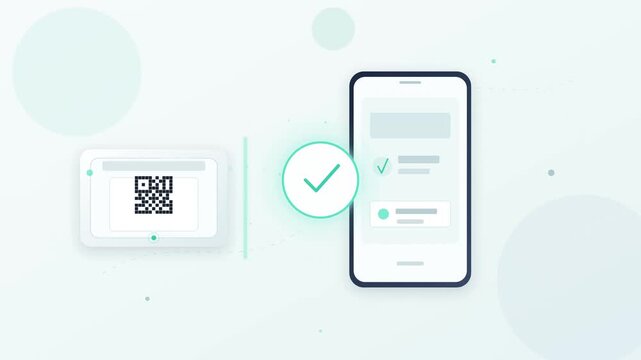 Contactless mobile payment and qr code authentication process