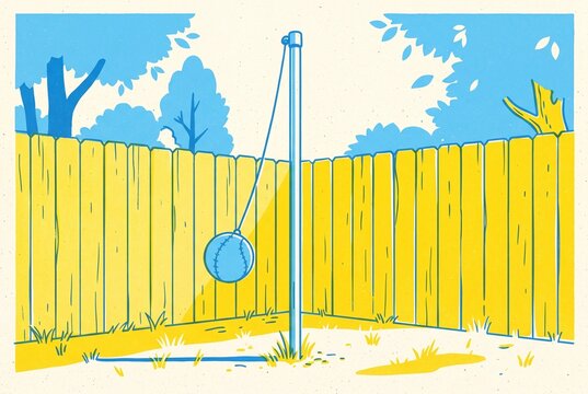 Neighborhood Tetherball Pole