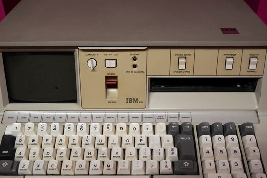 The IBM 5100 Portable Computer is one of the first portable computers, introduced in September 1975.