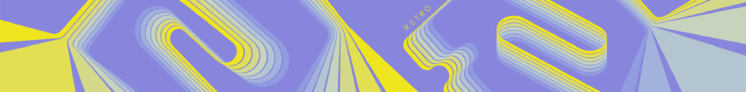 Steep descent or ascent on a race track. Retro-style background. Dynamic ribbons or lines. Vector illustration for brochure, poster, cover, card, presentation, flyer or banner.
