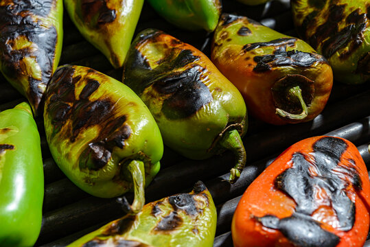 grilled vegetables on the grill