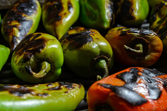grilled vegetables on the grill