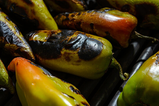 grilled vegetables on the grill