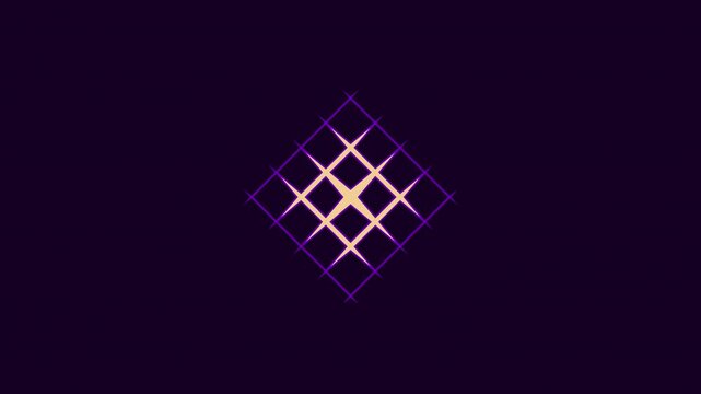 Procedural grid shutter wipe with transparent alpha channel and geometric diamond pattern transition for digital video editing with effect designed professional
