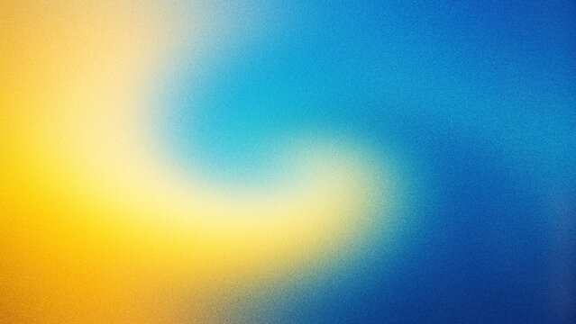 Yellow and blue gradient abstract background with minimalist blur effect