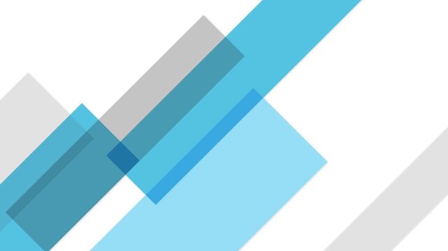 Dynamic motion graphics abstract blue shapes loop video