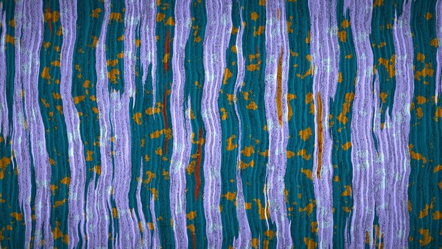 High-resolution 8K abstract procedural image generated with JavaScript. This unique digital background features vertical, textured, wavy streaks resembling organic brushstrokes or distressed woodgrain