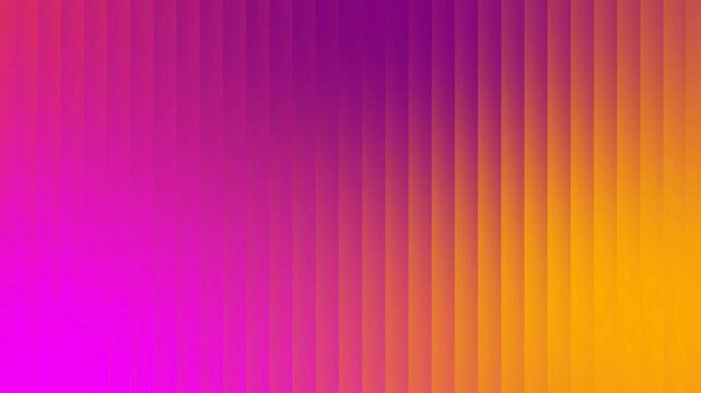 Abstract purple pink yellow vertical line gradient background with smooth wave motion loop creating vibrant dynamic texture