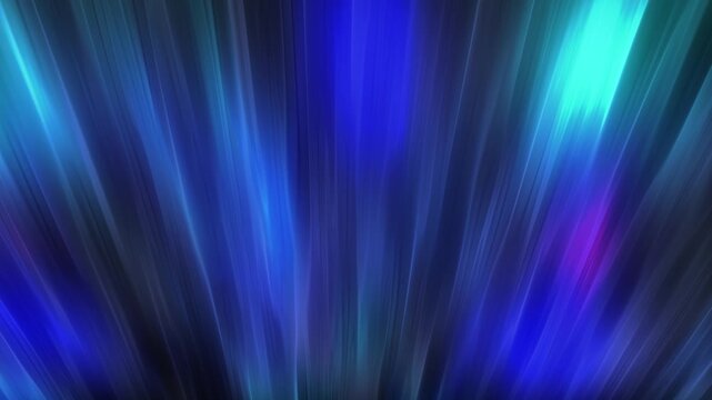 Blue, cyan, and purple light streaks create a dynamic abstract animation with motion blur against a dark background. Futuristic neon visuals for stage screens, music videos, and digital backdrops.