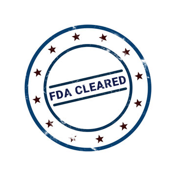 FDA approved circular quality assurance stamp with clean label