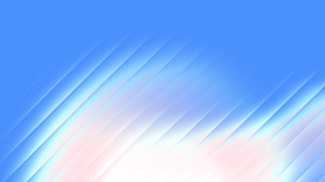 Blue White Pink Diagonal Light Stripes Gradient Background