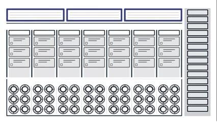 Fototapeta premium Weekly Planner Sheet with Agile Sprint Backlog Columns for Busy Professionals