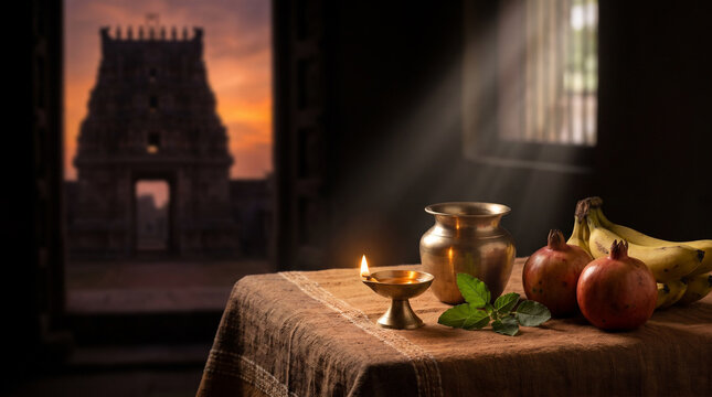 Spiritual discipline concept for Indira Ekadashi Vishnu vrat