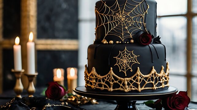 Halloween special gothic cake 