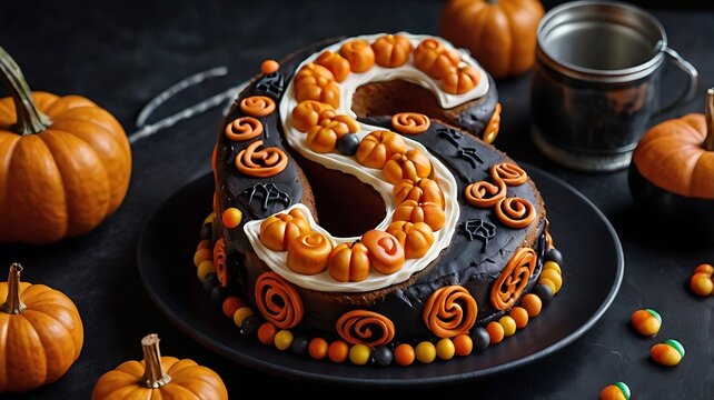 Halloween special gothic cake 