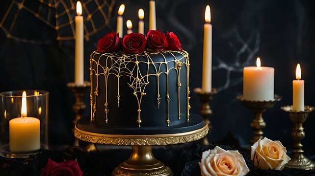 Halloween special gothic cake 