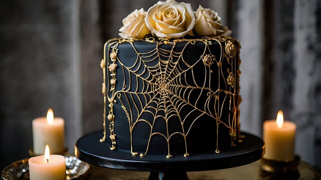 Halloween special gothic cake 
