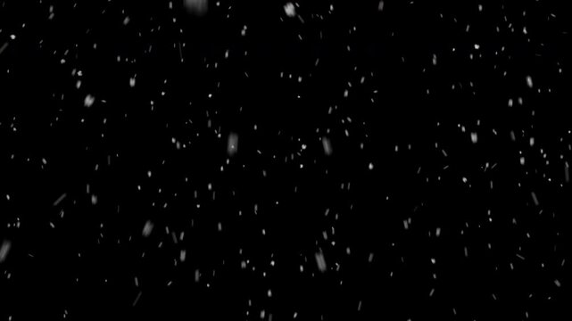 Falling snow blizzard realistic winter snowstorm overlay background loop for cinematic editing