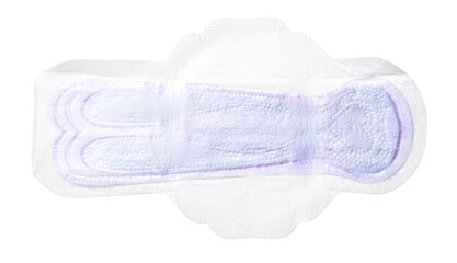 Sanitary pad placed on a white background © fotofabrika