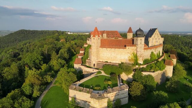 castle in the mountains
