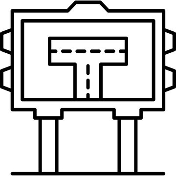 T Junction Icon