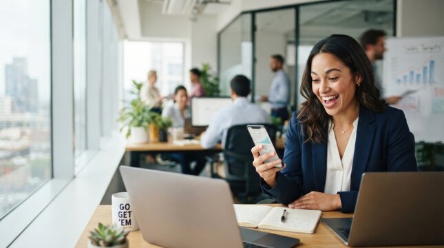 Diverse Team Collaborating on Strategy in Modern Office