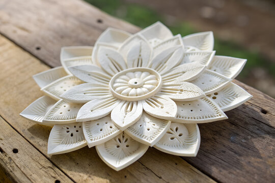 Traditional Bengali Shola Pith Floral Folk Art from Bangladesh