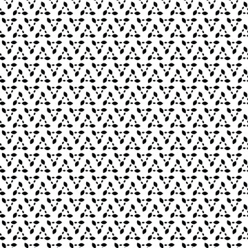 Abstract black and white geometric seamless pattern background with repeating minimal triangle tile shapes for modern fabric textile wallpaper and clean graphic illustration designs